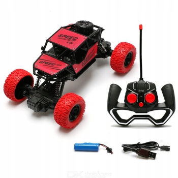 Samochód RC crawler CZERWONY 1:18